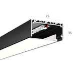 Линейный светильник HOKASU 75/35 (RAL9005/500mm/LT70 — 4K/10W)